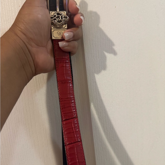 Brighton Accessories - Brighton Red and Gold Women's Belt